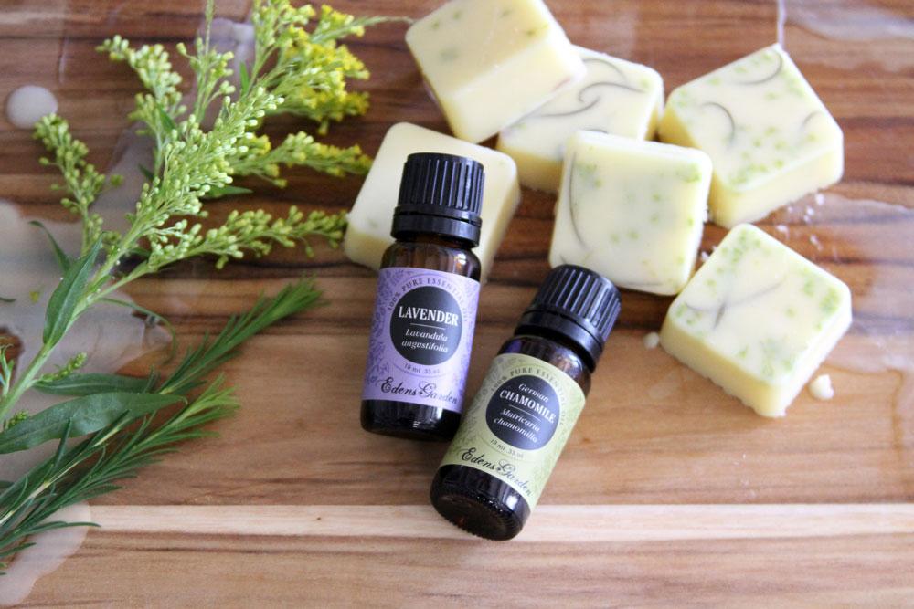 DIY essential oil lotion bars - oils - Edens Garden